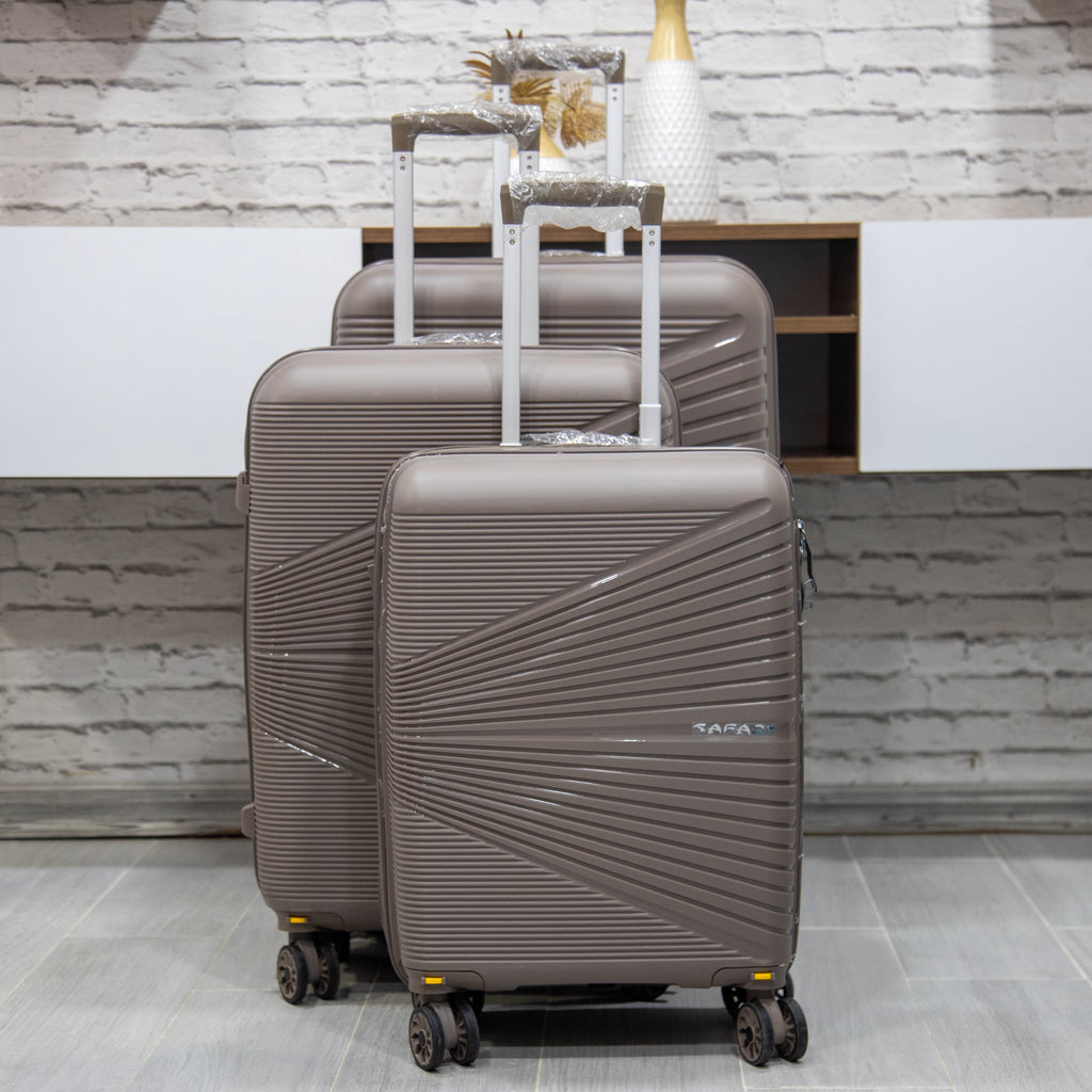 SET DE 3 VALISES PP DEMONTABLE