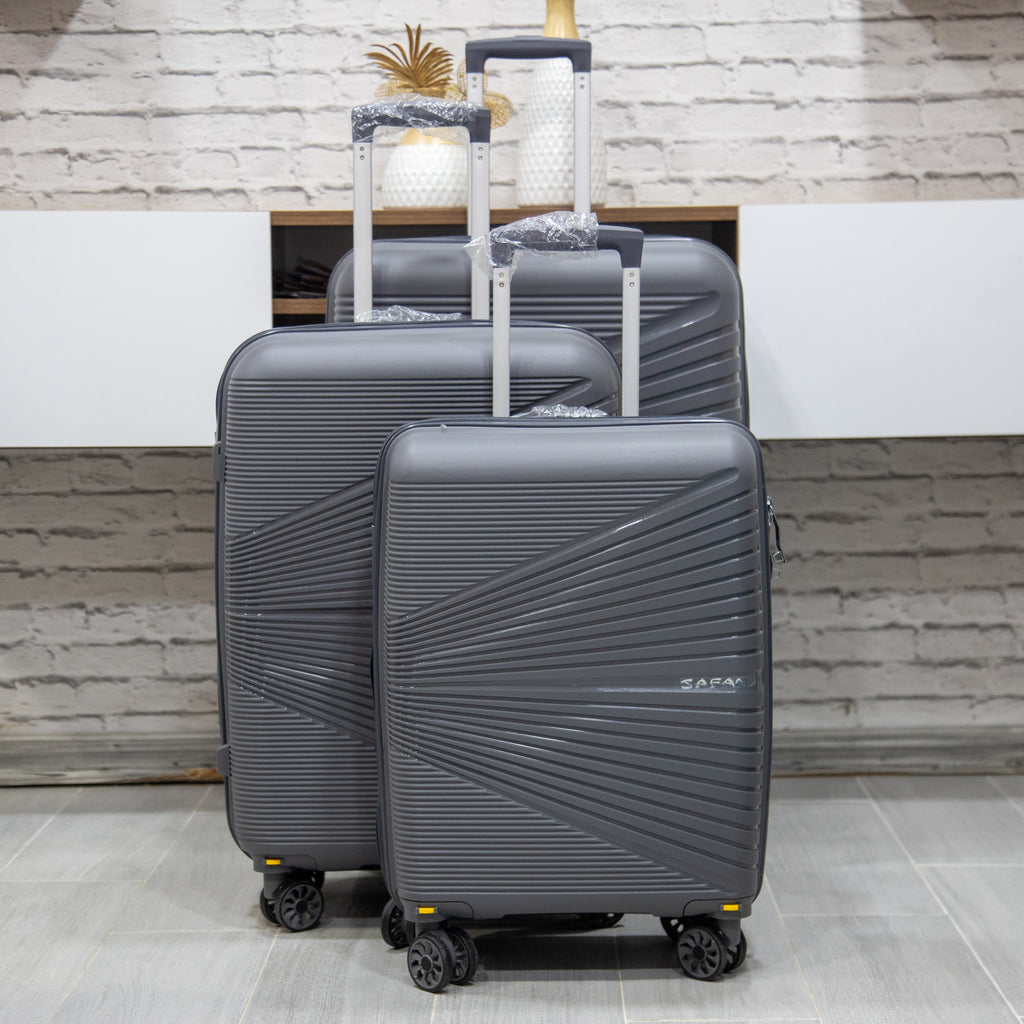 SET DE 3 VALISES PP DEMONTABLE