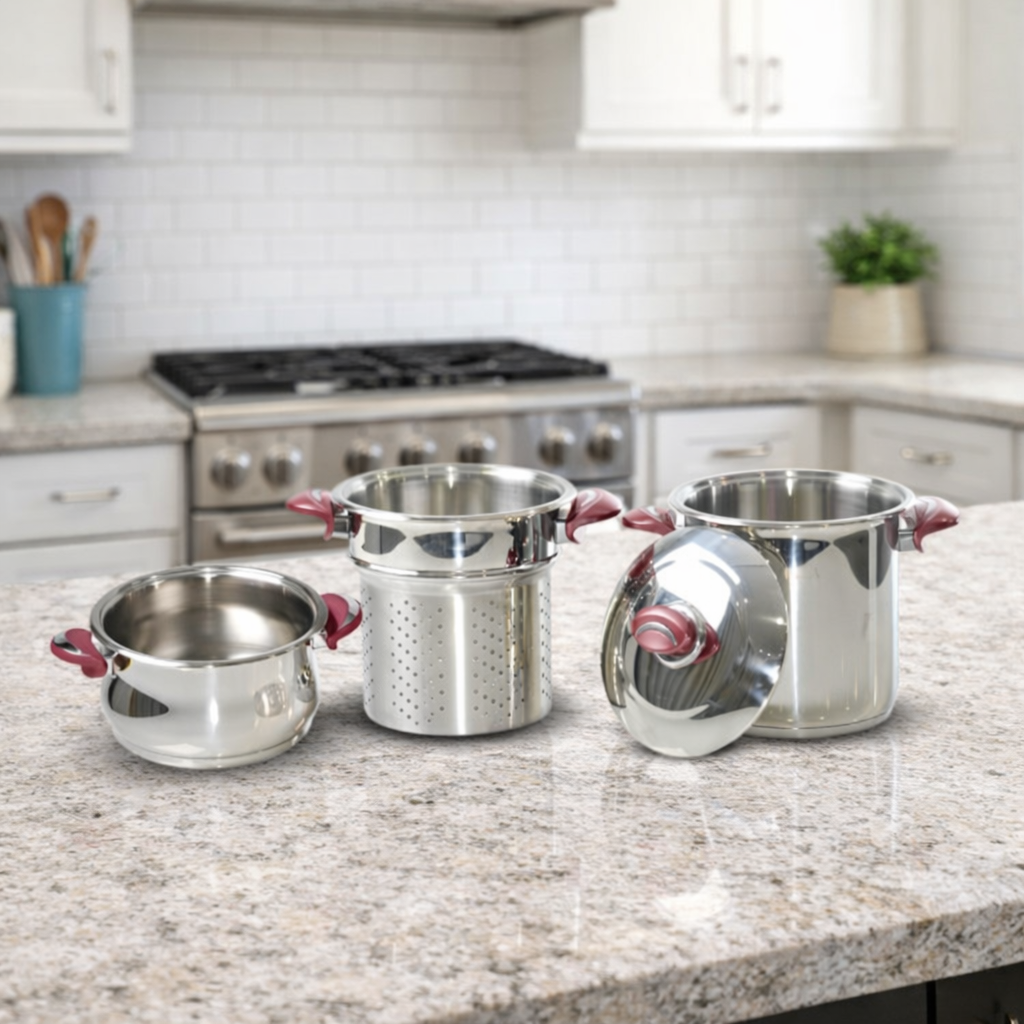 🥘 مقفولOMS 3IN1 – سعة 6 لتر (Inox أصلي) (réf:4008)