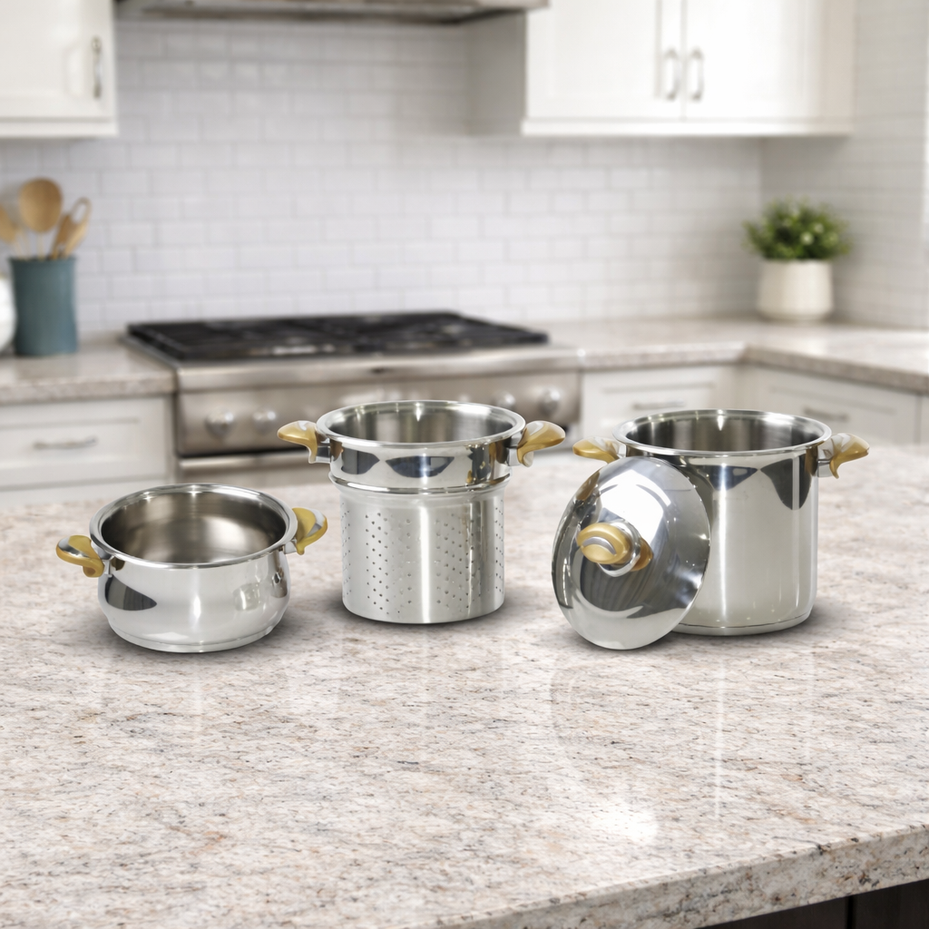🥘 مقفولOMS 3IN1 – سعة 6 لتر (Inox أصلي) (réf:4008)